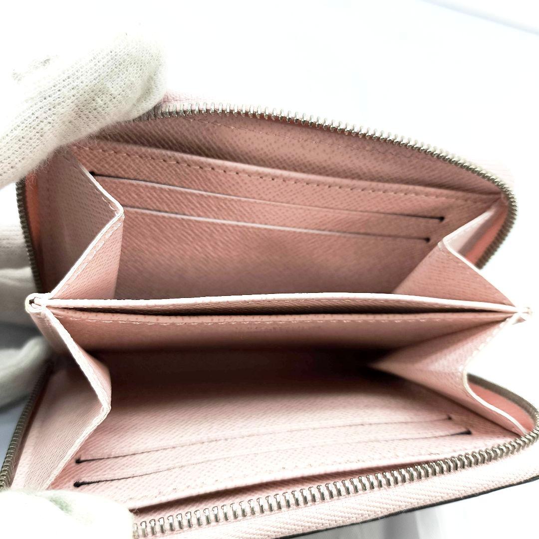 美品 ルイヴィトン エピ ジッピーパース ローズバレリーヌ ピンク