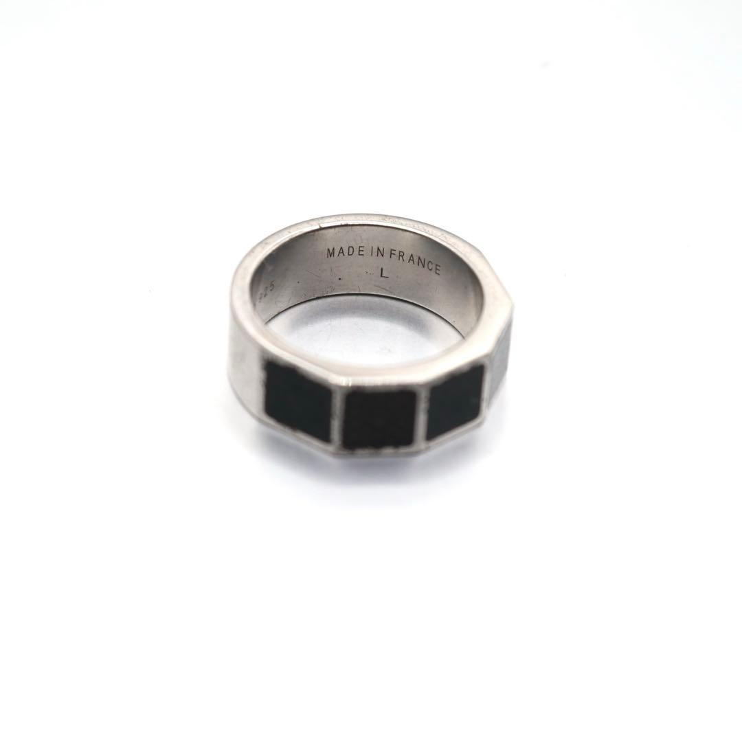 s1984 ルイヴィトン 925刻印 リング 六角形 22号