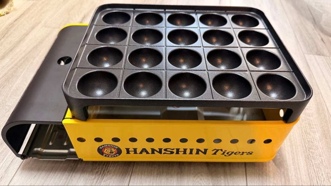 【新品、未使用】Iwatani 阪神タイガース コラボ たこ焼き器 虎たこ