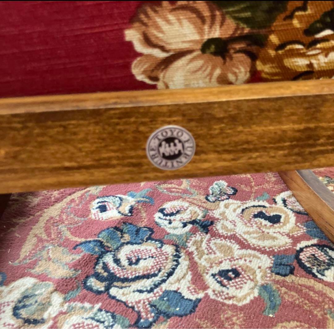 Mitsukoリンク 昭和レトロ 東洋ファニチア ヴィンテージ 花柄