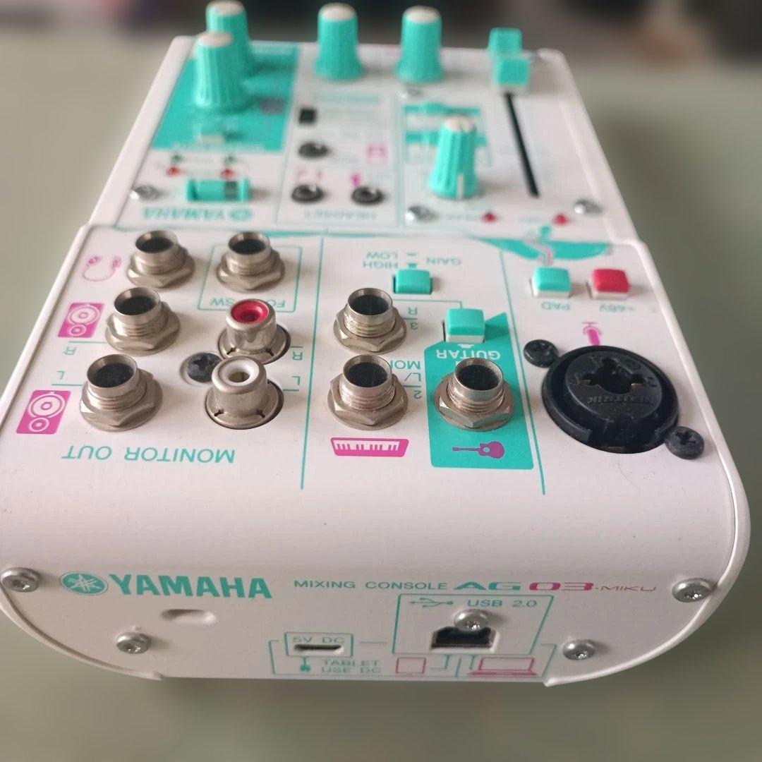 初音ミク YAMAHA AG03-MIKU ウェブキャスティングミキサー