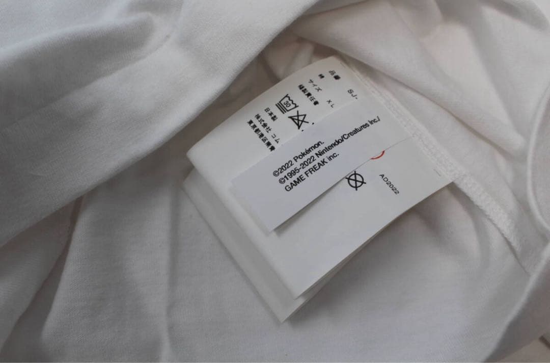 【未使用タグ付】コムデギャルソンピカチュウコラボロングTシャツ