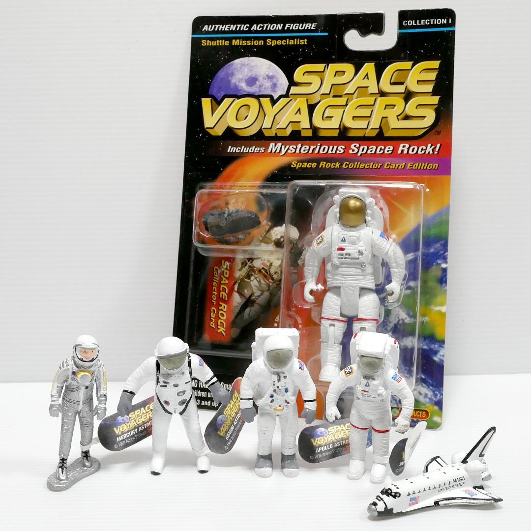 SPACE VOYAGERS（宇宙飛行士フィギュア）+スペースシャトルミニチュア