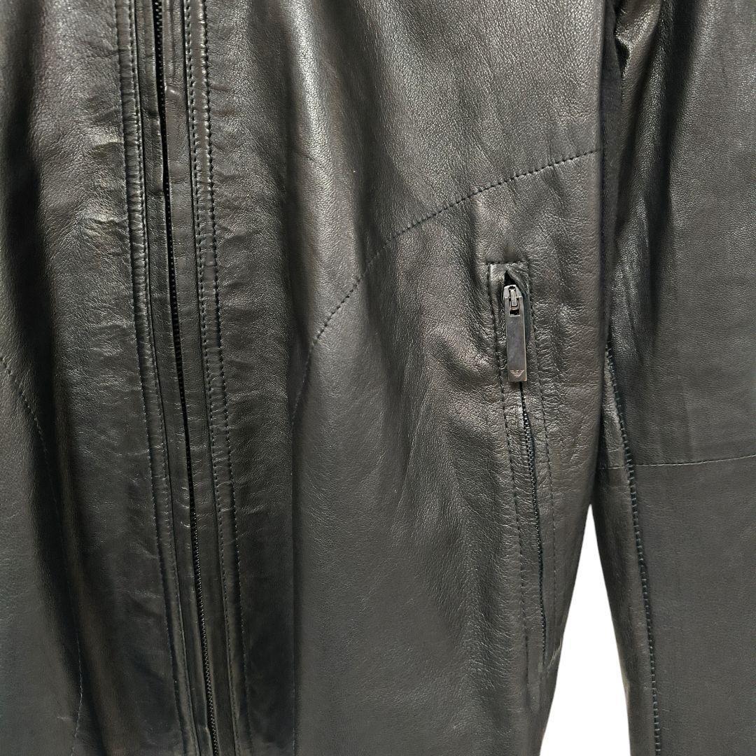 EMPORIO ARMANI　レザー　切替　ジャケット　GACKT着用