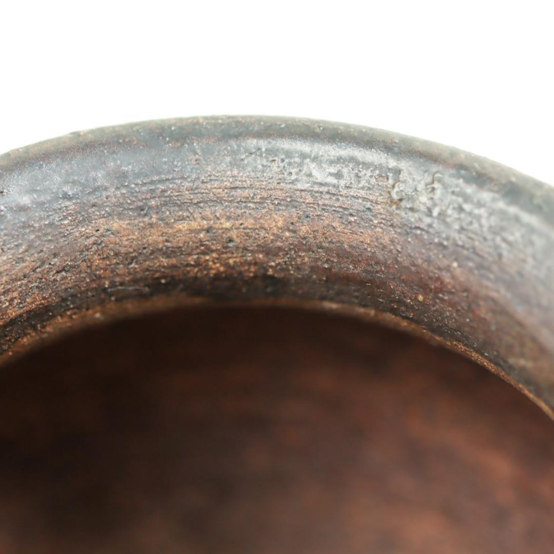 1920年 Teruwo LAST BURNING 葡萄狩り文花瓶 飾り壺