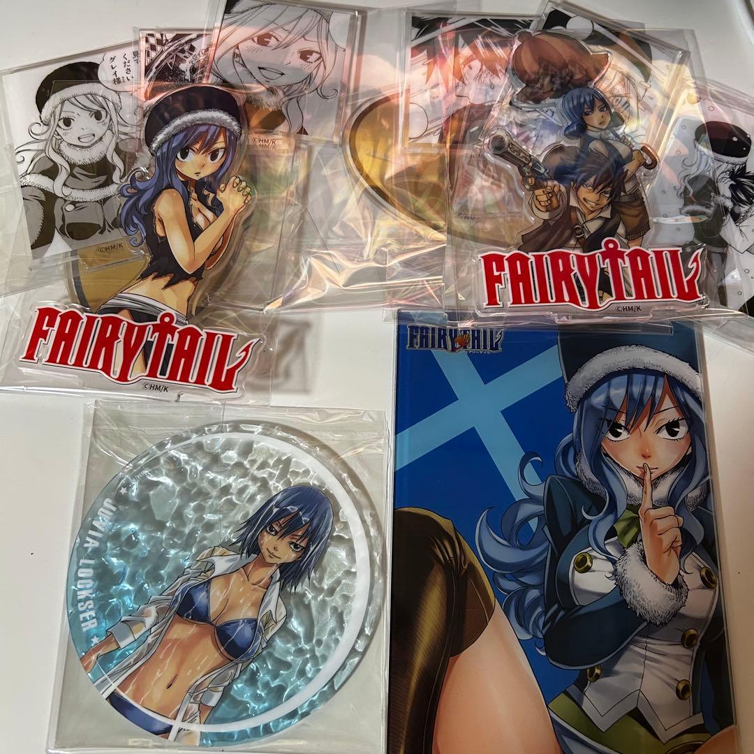FAIRY TAIL ジュビア　グレイ　アクリルスタンド　アクリルパネル