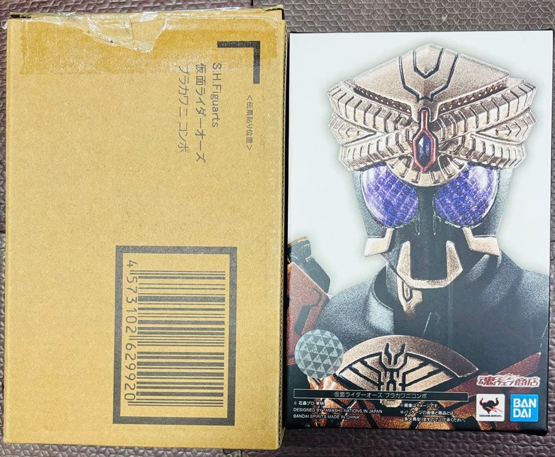 真骨彫SHFiguarts 仮面ライダーオーズブラカワニコンボ　開封済み　中古