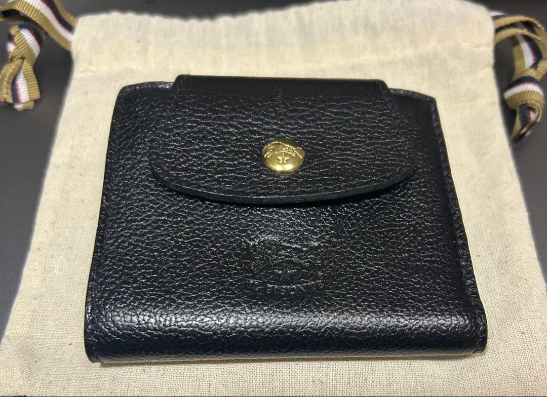 【使用感なし　美品】イルビゾンテ　がま口折り財布　54202309640
