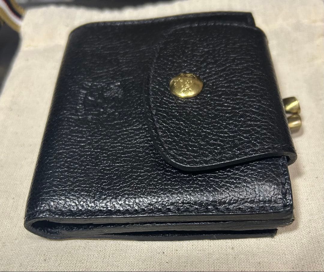 【使用感なし　美品】イルビゾンテ　がま口折り財布　54202309640