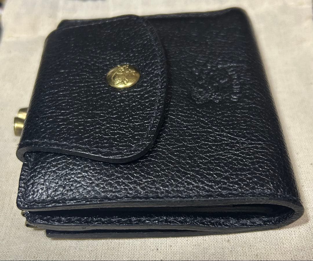 【使用感なし　美品】イルビゾンテ　がま口折り財布　54202309640