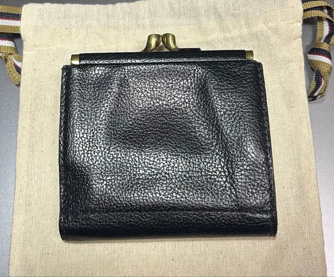 【使用感なし　美品】イルビゾンテ　がま口折り財布　54202309640