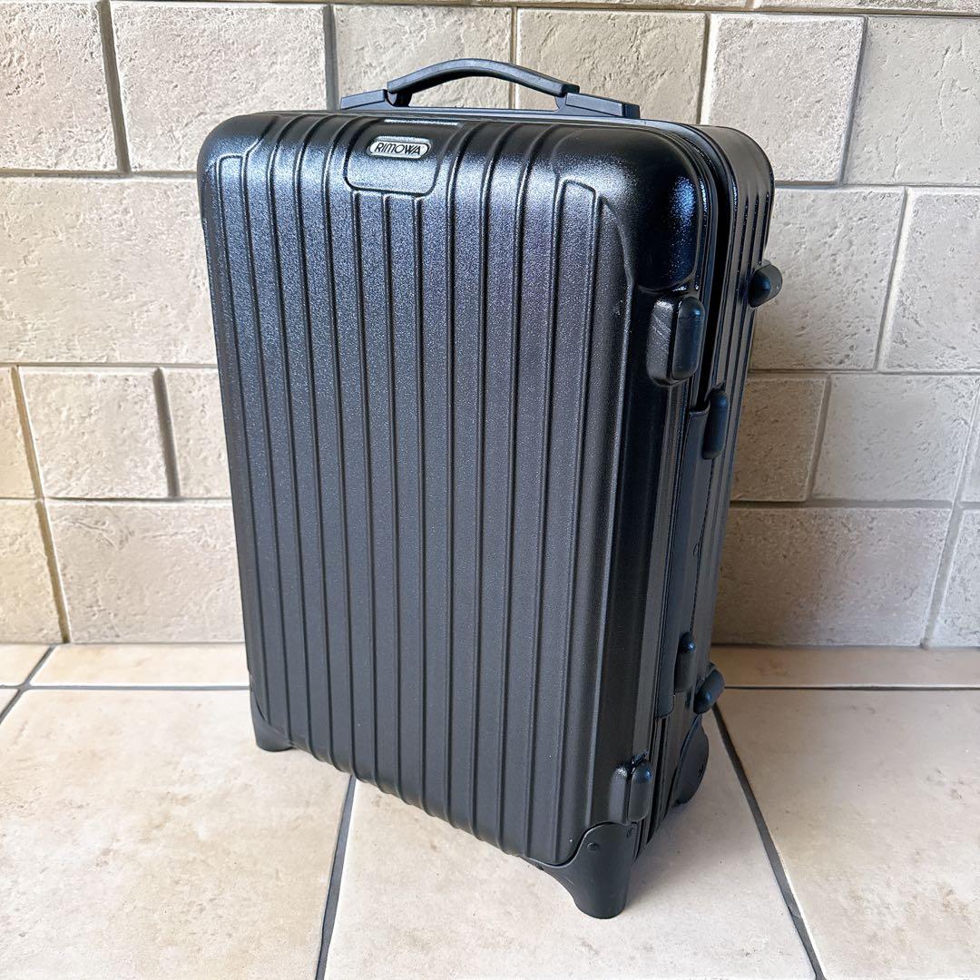 【美品】リモワ サルサ スーツケース キャリーケース 35L 2輪 ブラック