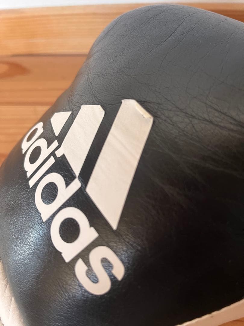 adidas ADISHORI ボクシンググローブ 黒/白 日本製　8オンス