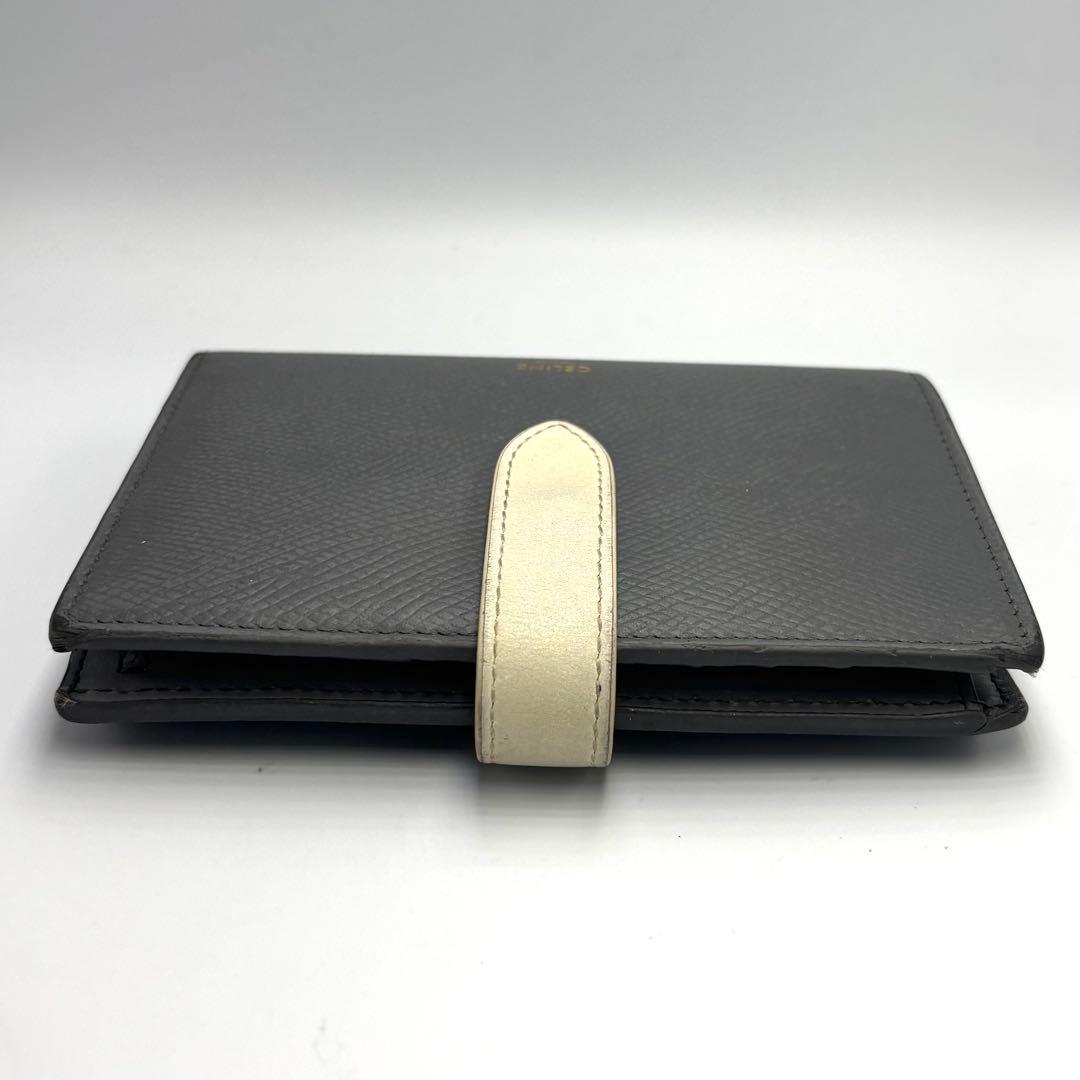 ちりツーキ 　　CELINE セリーヌ ミディアム ストラップウォレット