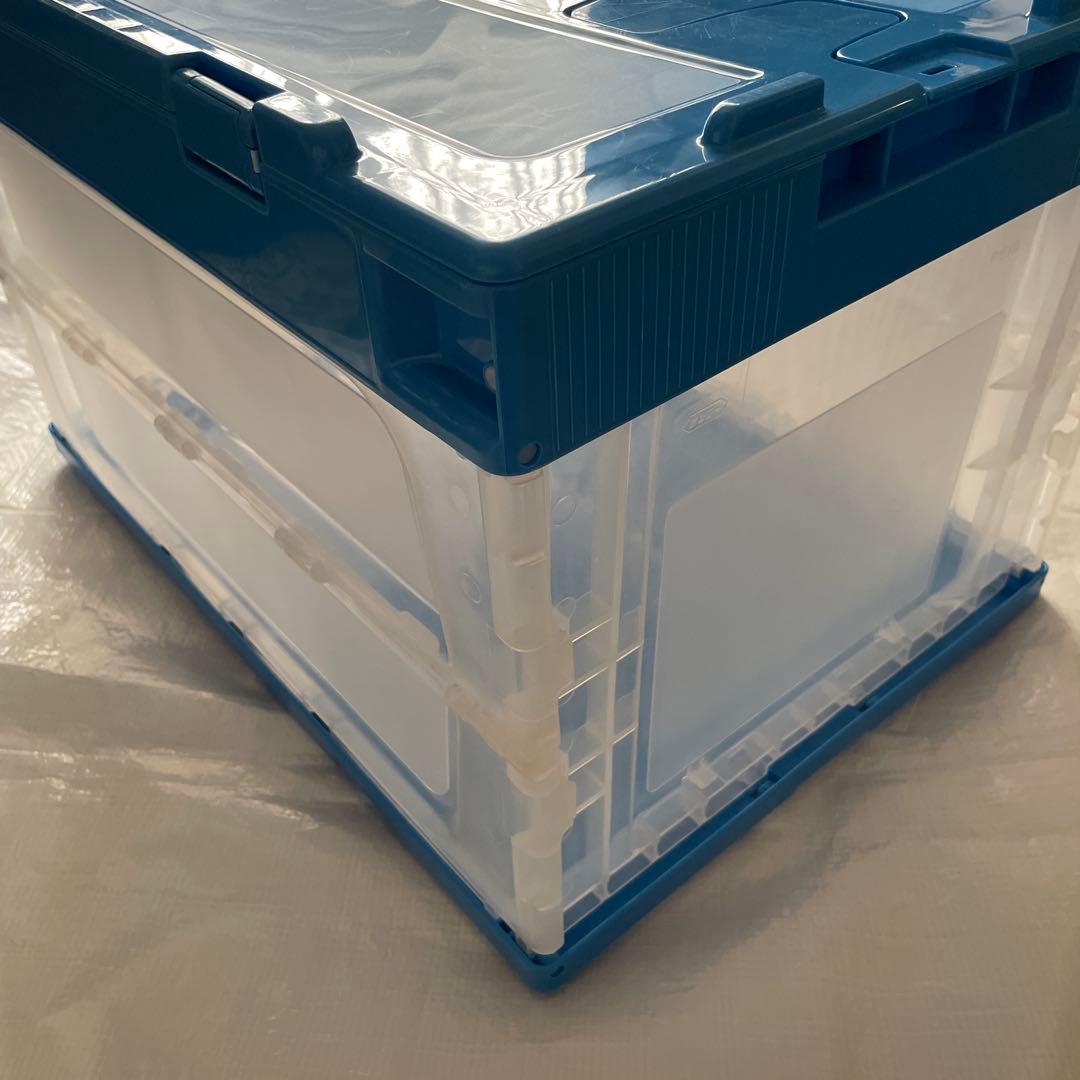 サンコー　折りたたみ コンテナ P51B 蓋付き 5個