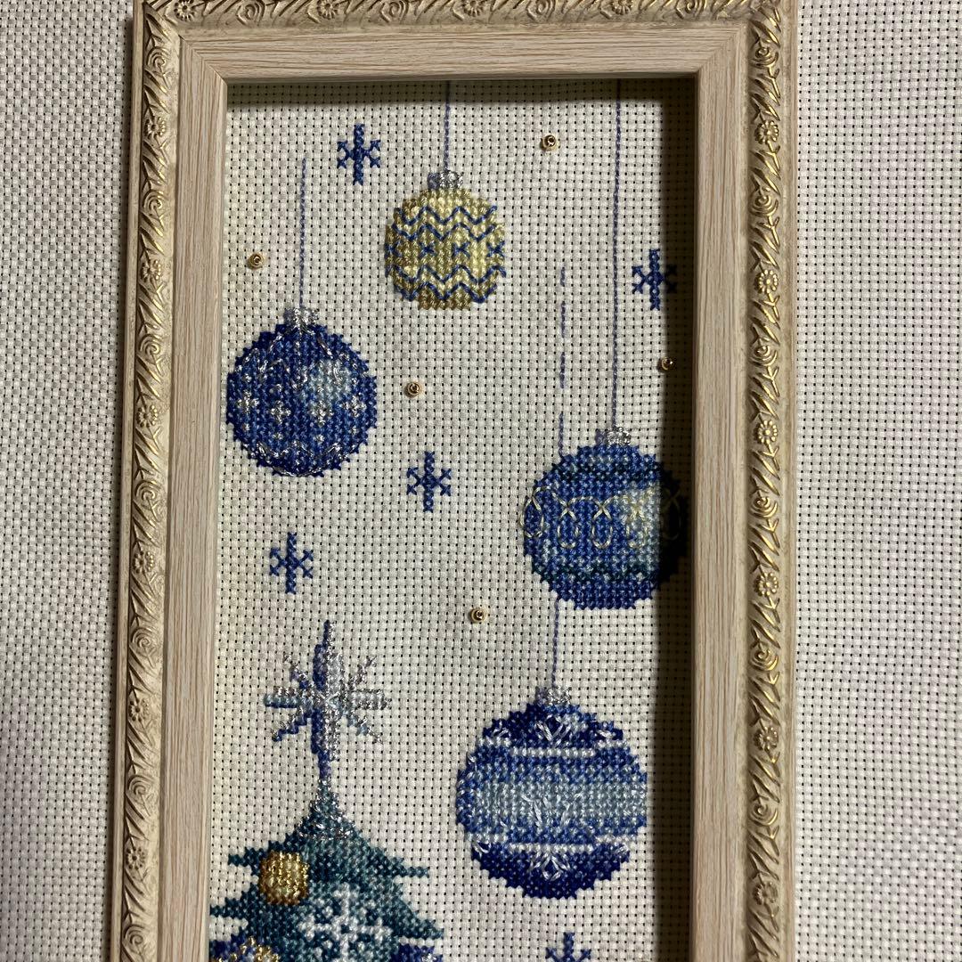 ホビーラホビーレクロスステッチ　青の煌めき 完成品