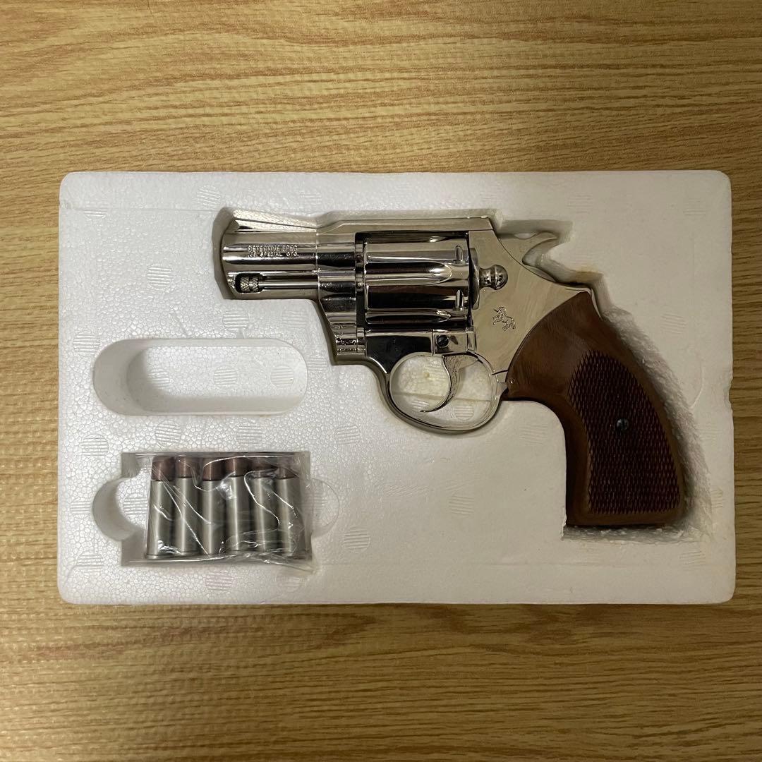 (現状品) タナカ コルト デテクティブスペシャル38 シルバー ガスリボルバー