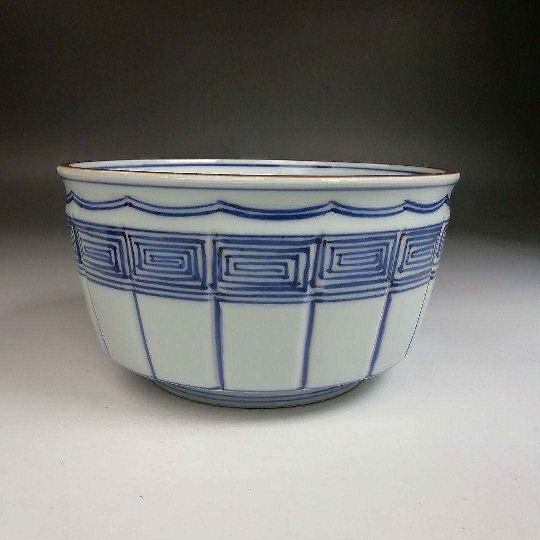 Ｔ９５３　皆具　『染付　桶側』『平安　橋本龍岳 造』　共箱　茶道具