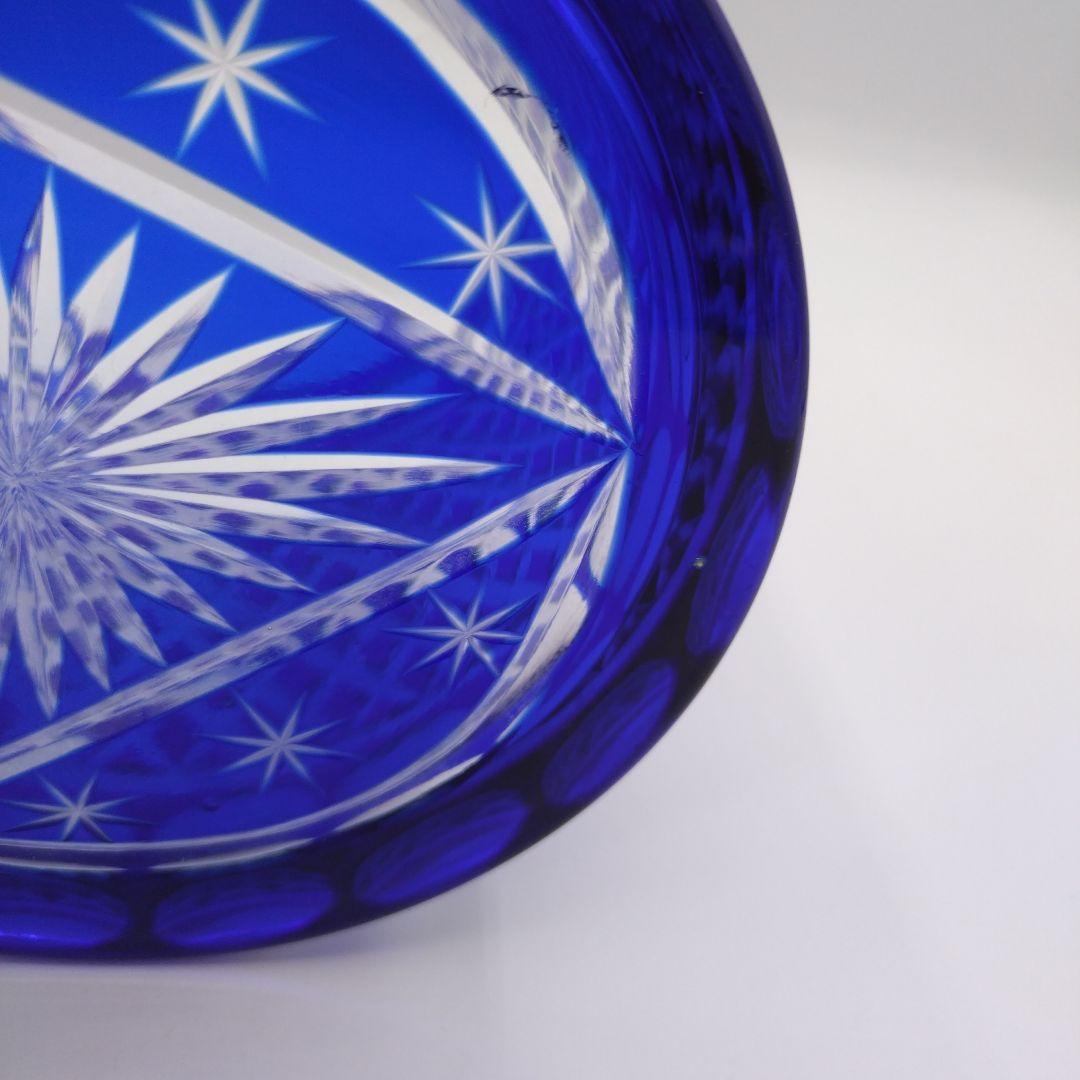 江戸切子　水指　茶道具　伝統工芸品　ガラス