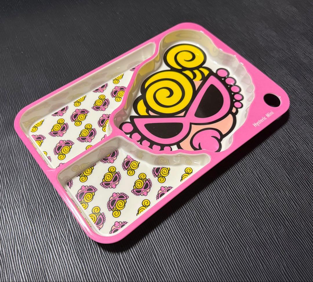 hysteric miniメラミンランチプレートとボウル２点セット　ピンク正規品
