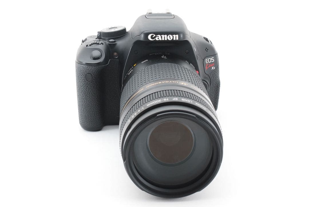 一眼レフカメラ Canon EOS Kiss X5標準&望遠ダブルレンズセッ