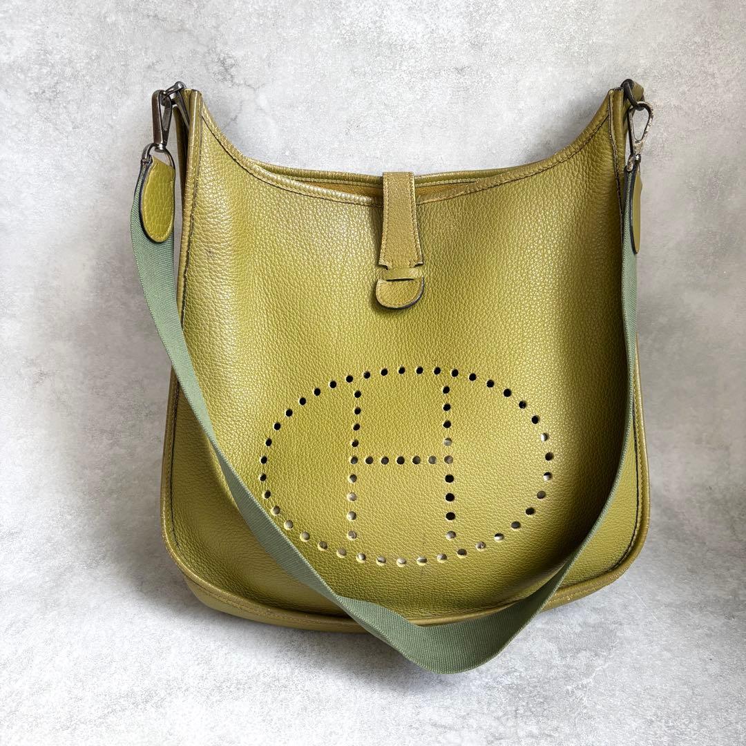 HERMES エブリン1 PM ショルダーバッグ レザー ◽︎H刻印