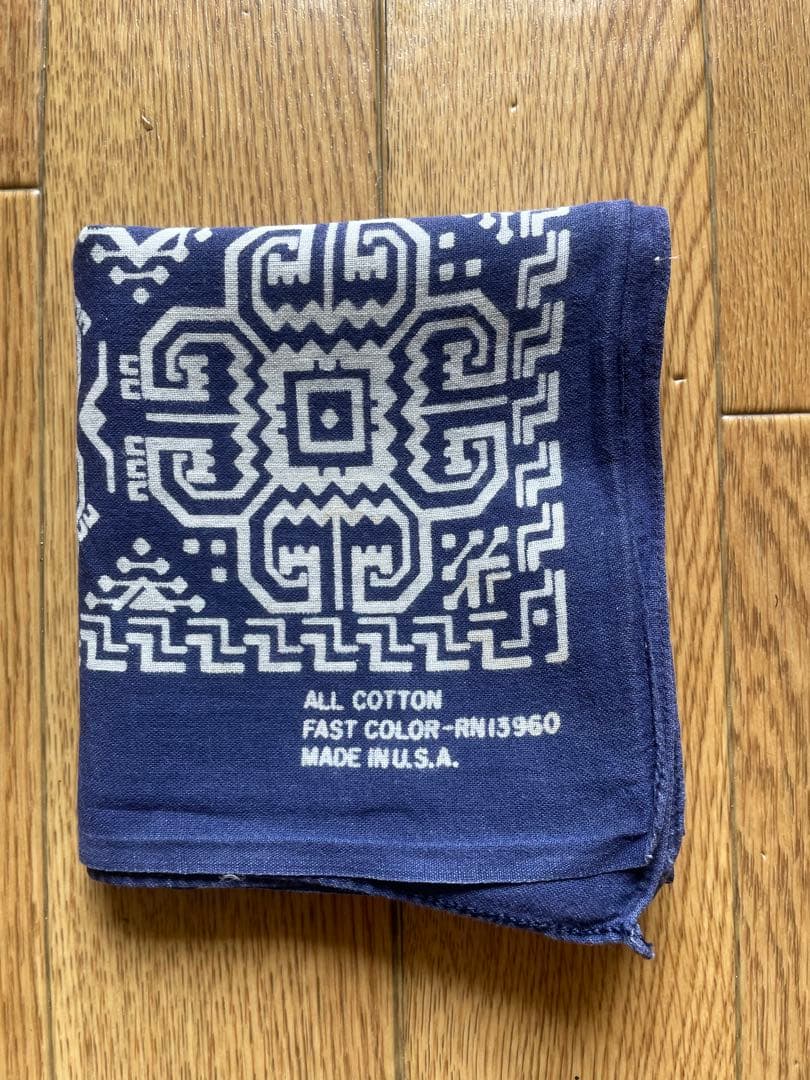 希少　2枚セット　GUARANTEED DUPLEX ネイビー バンダナ　ドット