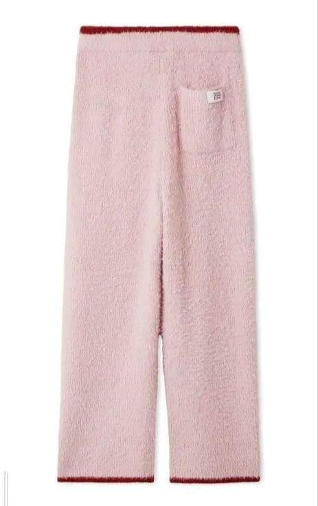 専用！未使用タグ＊ラメフェザーカーディガン&ロングパンツセット ピンク