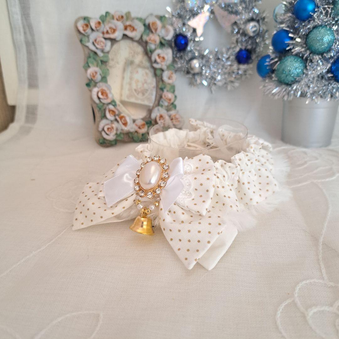 短毛シュシュ、スノーフレーク、ゴールドドット、わんちゃん猫ちゃん用