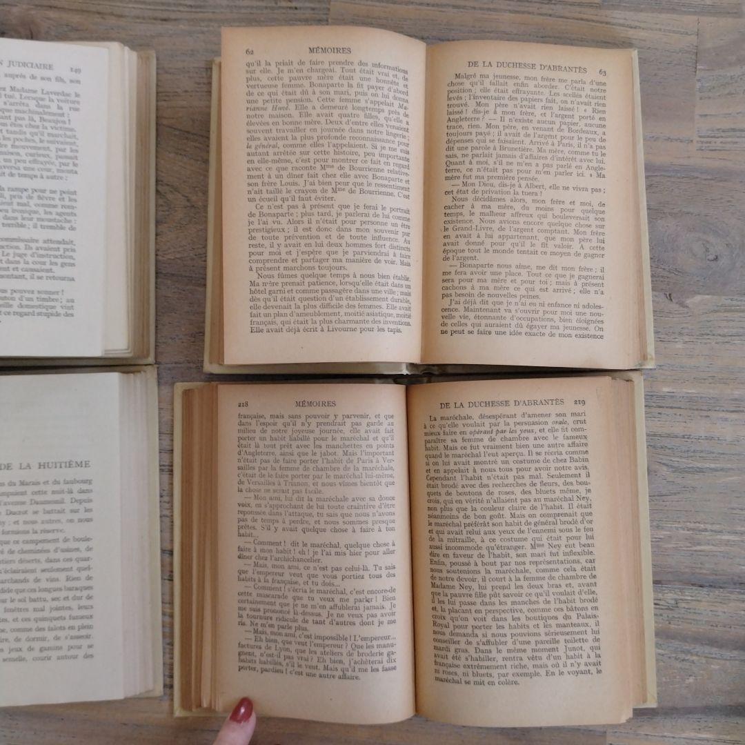 mamu様・フランスアンティークネルソン(NELSON)4冊本セット/ゴールド