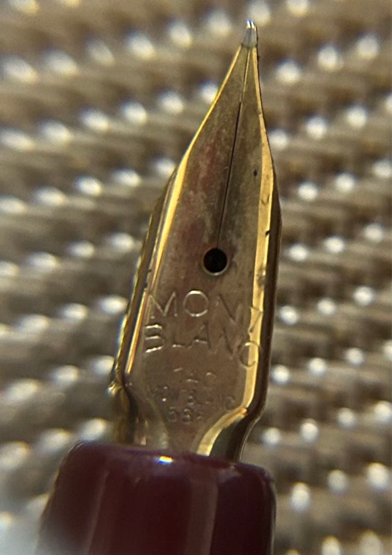 <希少・美品> mont blanc モンブラン254ボルドー　万年筆