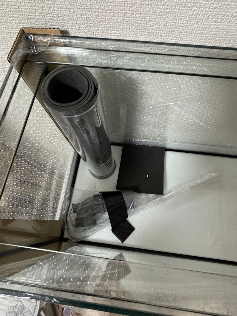 【引取り限定】60cm オーバーフロー水槽セット 濾過槽 水槽台 フランジ付き