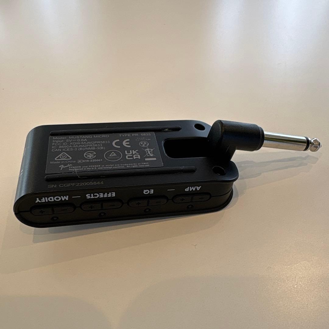 Fender MUSTANG MICRO ギターアンプシミュレーター