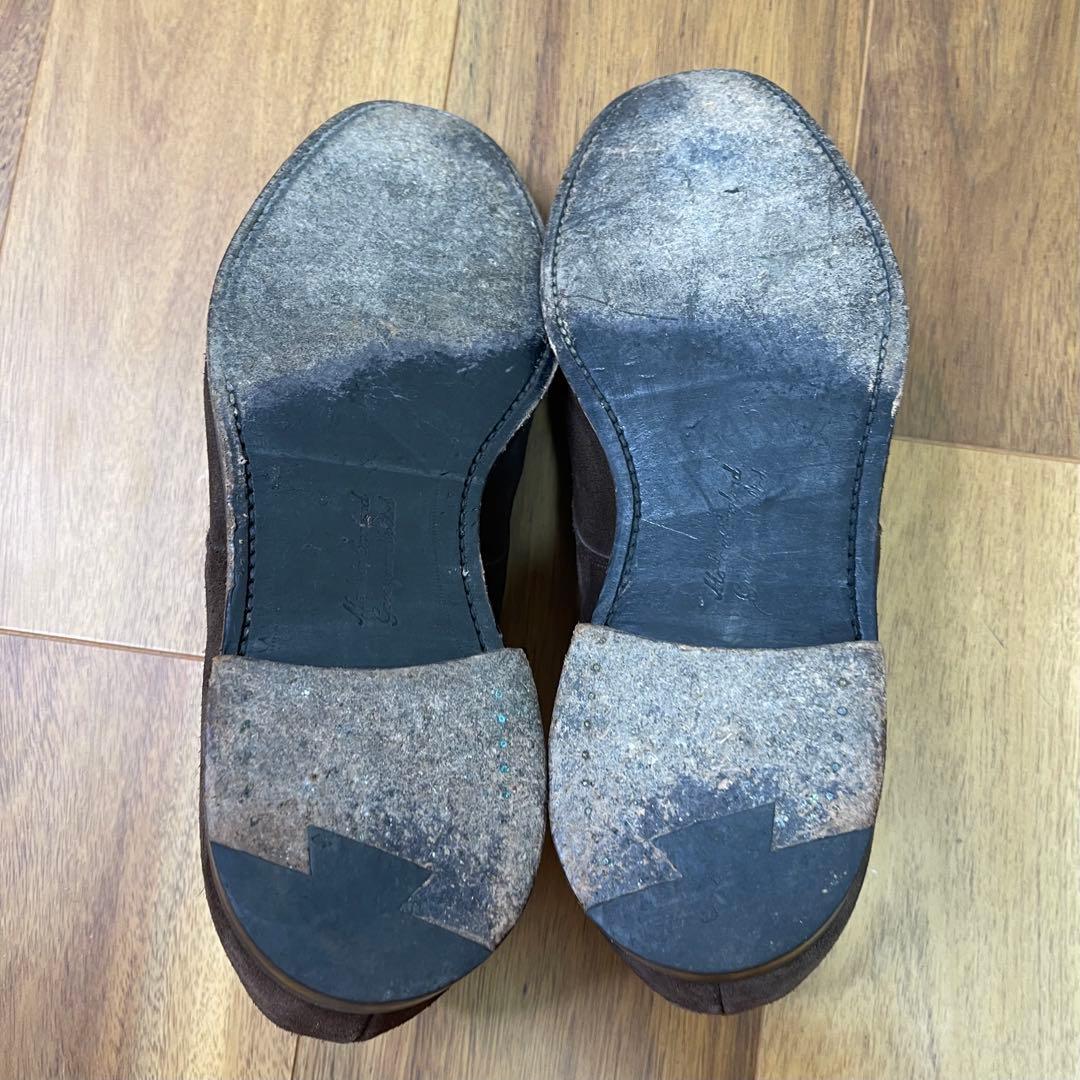 JOSERH CHEANEY ＆SONS ダークブラウン スエード　ブローグ