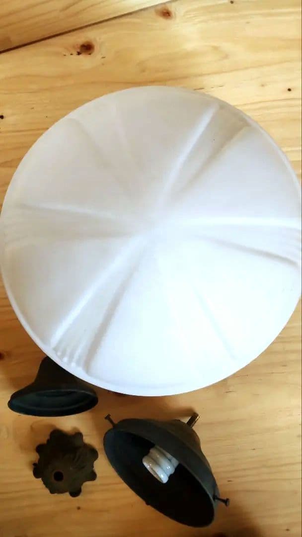 アンティークライトシェード 　金具あり