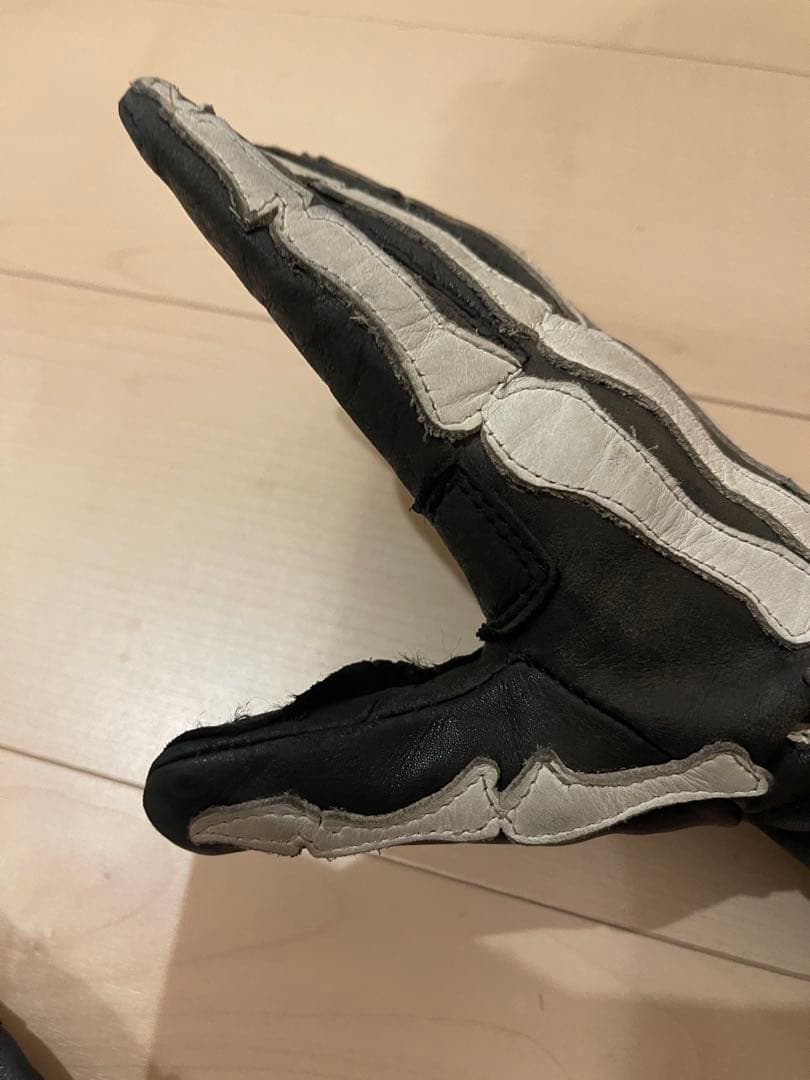 廃盤レア　VANSON レザー グローブ S 骨