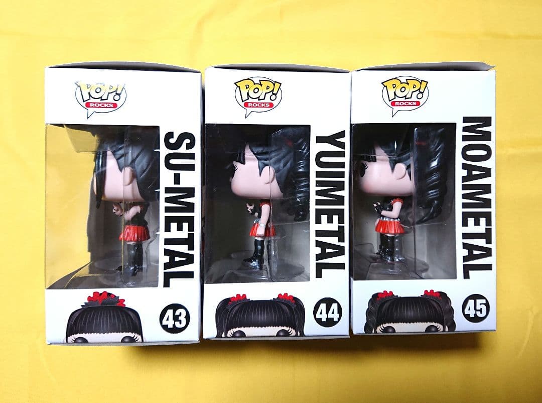 【新品】BABYL FUNKO POP! ROCKS フィギア3体セット