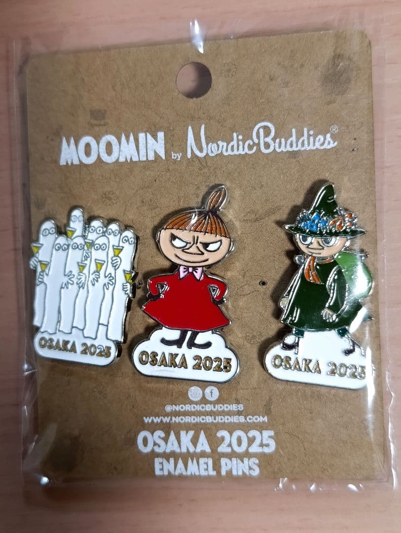 完売品 大阪関西万博 北欧館 ピンバッジ セット スナフキン ミー ニョロニョロ