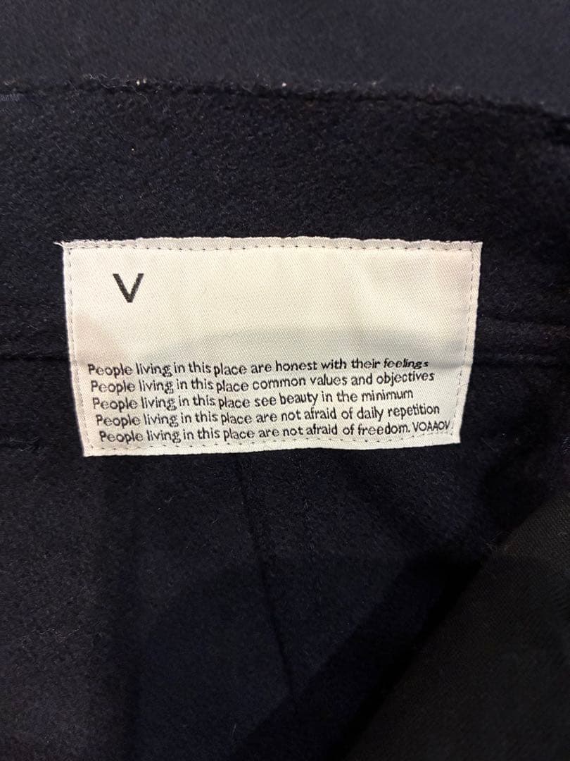 【25AW VOAAOV リサイクルメルトンセットアップ】