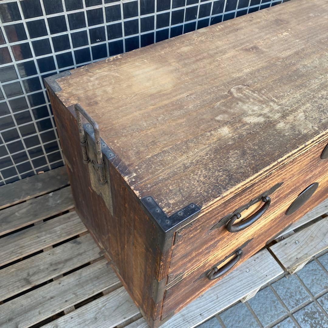 時代物 桐箪笥 骨董品 古家具 インテリア 店舗什器 古民家