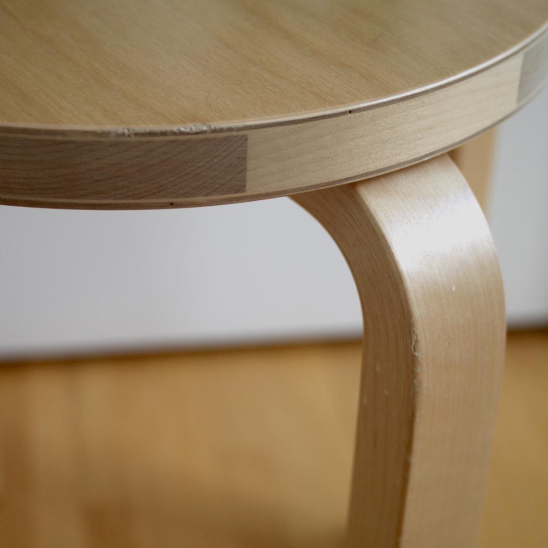 Artek Stool E60 バーチ 四本脚 アアルト アルテック スツール