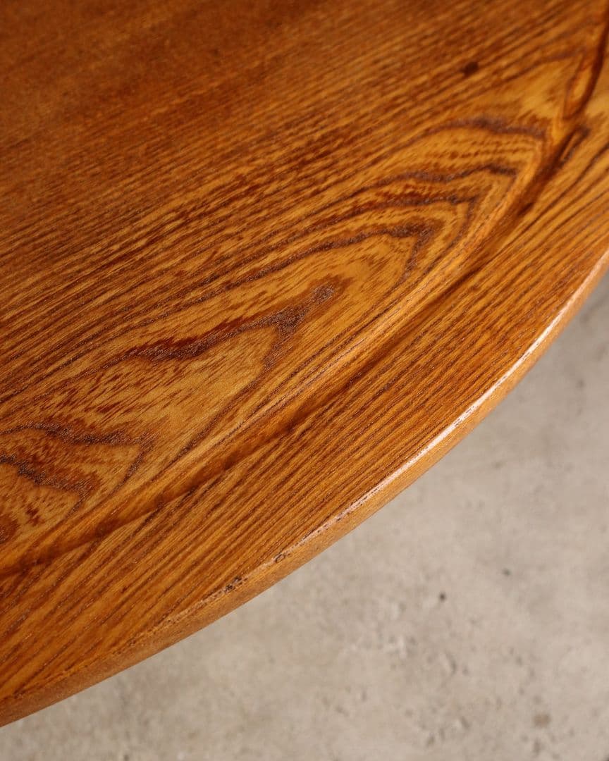 最終値下げ 栓(セン)の小ぶりな丸ちゃぶ台　古道具 古家具 アンティーク 古民家