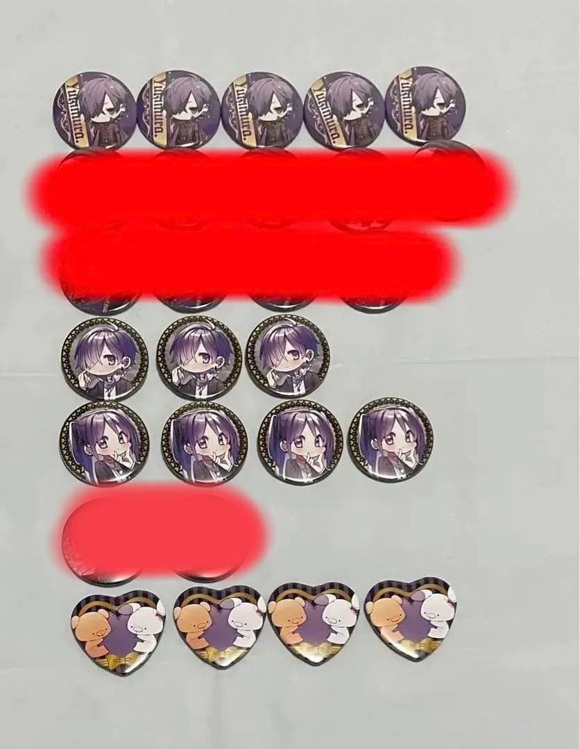 ゆきむら。　缶バッジ　まとめ売り