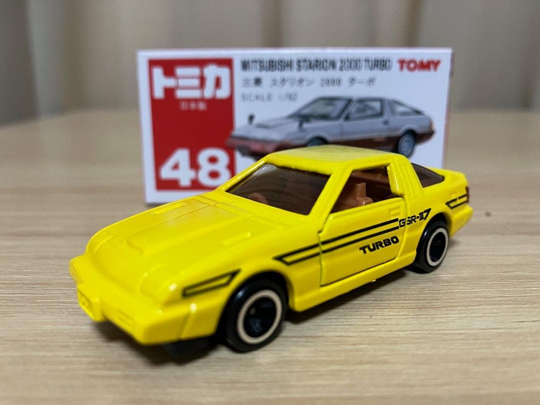 日本製トミカ　赤箱48　三菱スタリオン　2000　ターボ　 デットストック