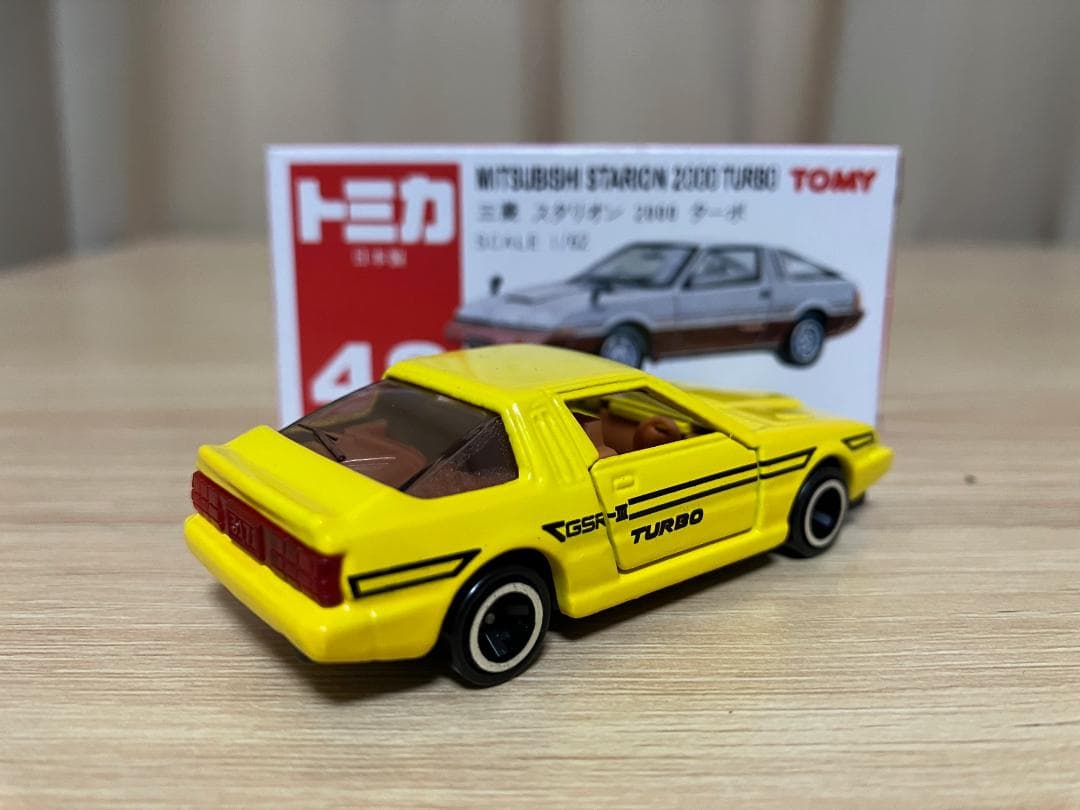 日本製トミカ　赤箱48　三菱スタリオン　2000　ターボ　 デットストック
