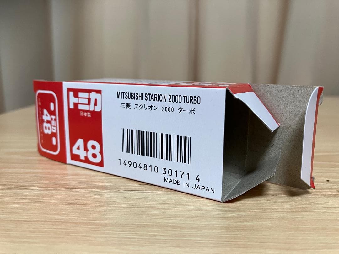 日本製トミカ　赤箱48　三菱スタリオン　2000　ターボ　 デットストック