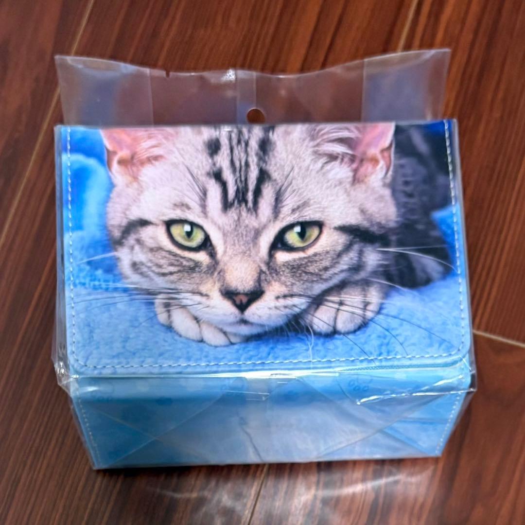 トレカサプライくじEX 猫コレクション A賞 合皮製デッキケース サバトラ