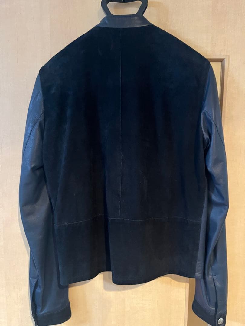 【激レア】PRADA UOMO レザーライダースジャケット