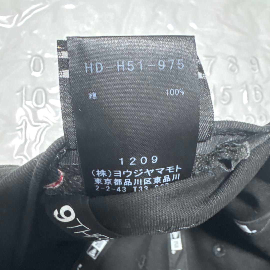 yohji yamamoto new era キャップ　smile logo