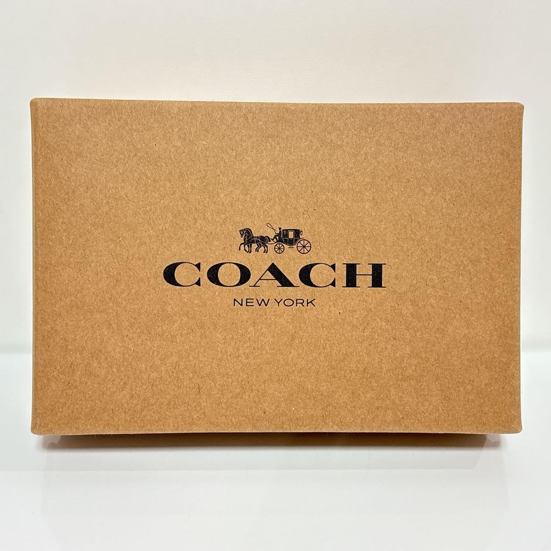 ✨新品未使用✨COACH コーチ 二つ折り 財布 ブラウン